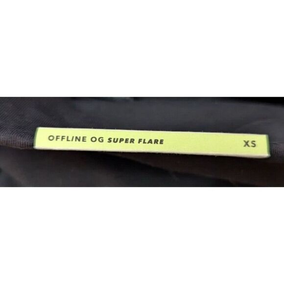 Offline by Aerie NWT size XS hi-rise OG super flare leggings fold over - Picture 7 of 9